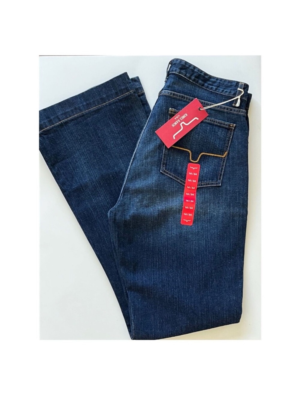 Kimes Ranch Dark Blue Bootcut Stretch Jeans